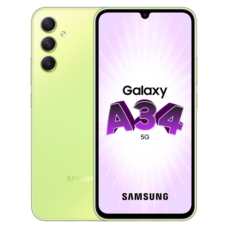 Samsung SM-A346 Galaxy A34 8+256GB 6.6" 5G Lime ITA