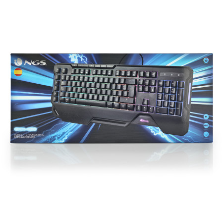NGS Tastiera Wired Gaming RGB GKX-450 Programmabile