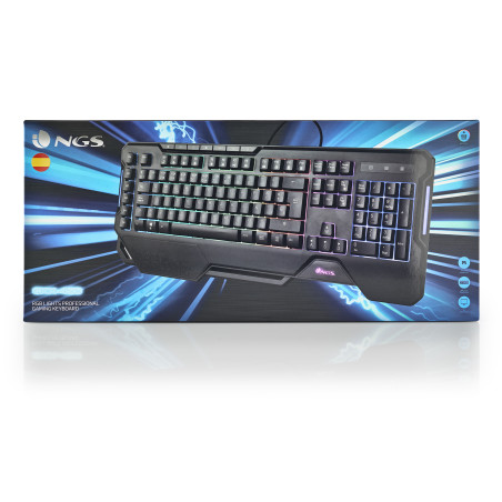 NGS Tastiera Wired Gaming RGB GKX-450 Programmabile