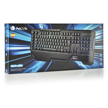 NGS Tastiera Wired Gaming RGB GKX-450 Programmabile