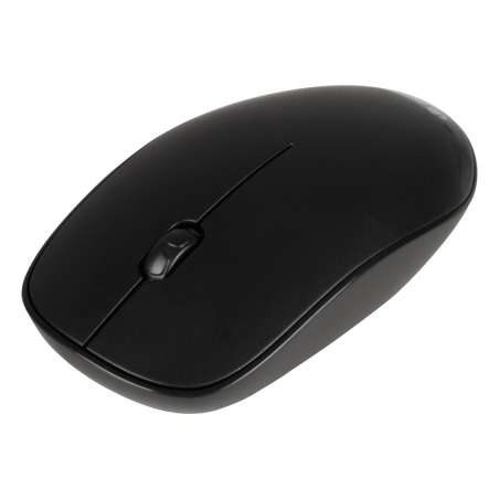 NGS Mouse Wireless Fog 1000dpi 2 tasti Nero