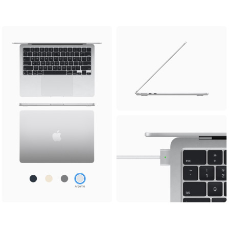 Apple MacBook Air 2022 13" M2 8Cpu/8Gpu 8/256GB Silver MLXY3T/A