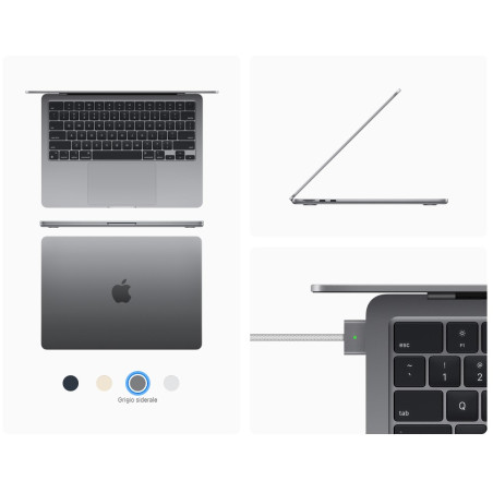 Apple MacBook Air 2022 13" M2 8Cpu/8Gpu 8/256GB Space Grey MLXW3T/A