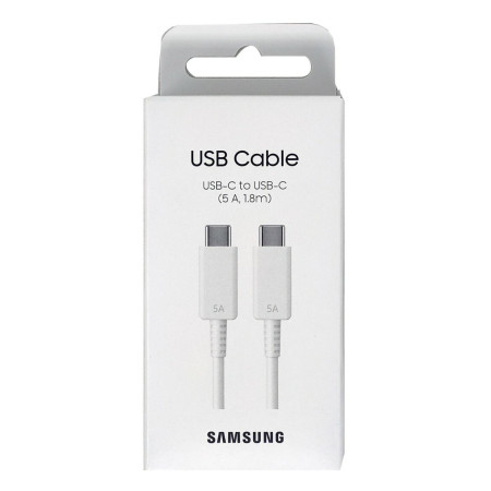 Samsung Cavo USB-C to USB-C EP-DX510JW 1.8m 5A White