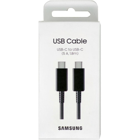 Samsung Cavo USB-C to USB-C EP-DX510JB 1.8m 5A Black