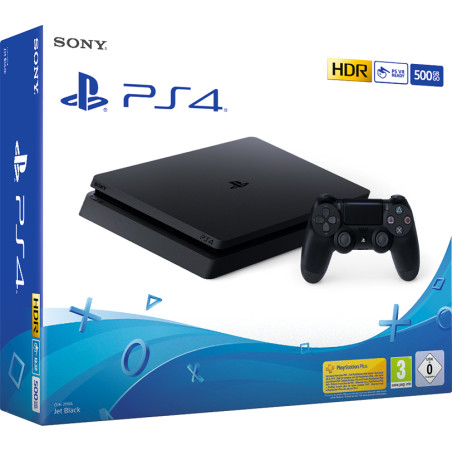 PS4 Console 500GB F Chassis Slim Black EU