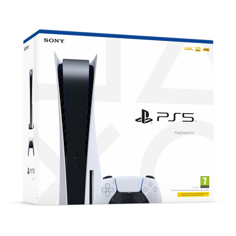 PS5 Console 825GB Standard Edition B Chassis White