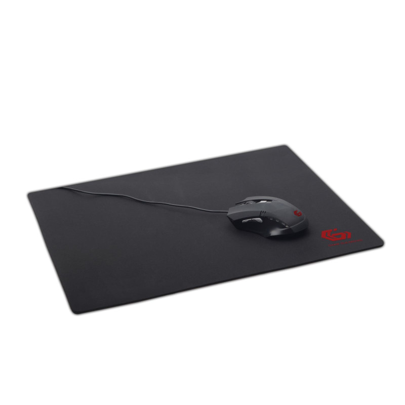 Techmade Gembird Tappetino Mouse Antiscivolo 20x25cm Nero