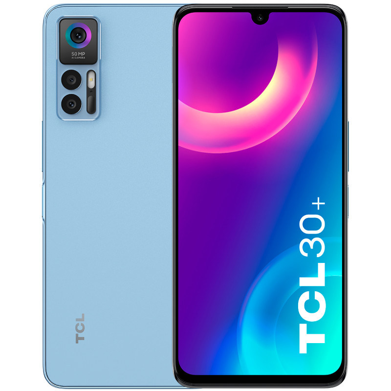 TCL 30+ 4+128GB 6,7" Dual Sim Blue