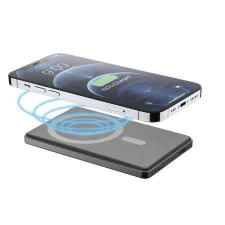 Cellularline Powerbank iPhone MAG Lite 5000mhA MagSafe Gray
