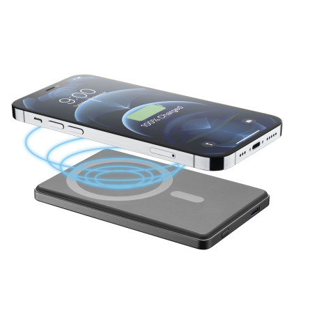 Cellularline Powerbank iPhone MAG Lite 5000mhA MagSafe Gray