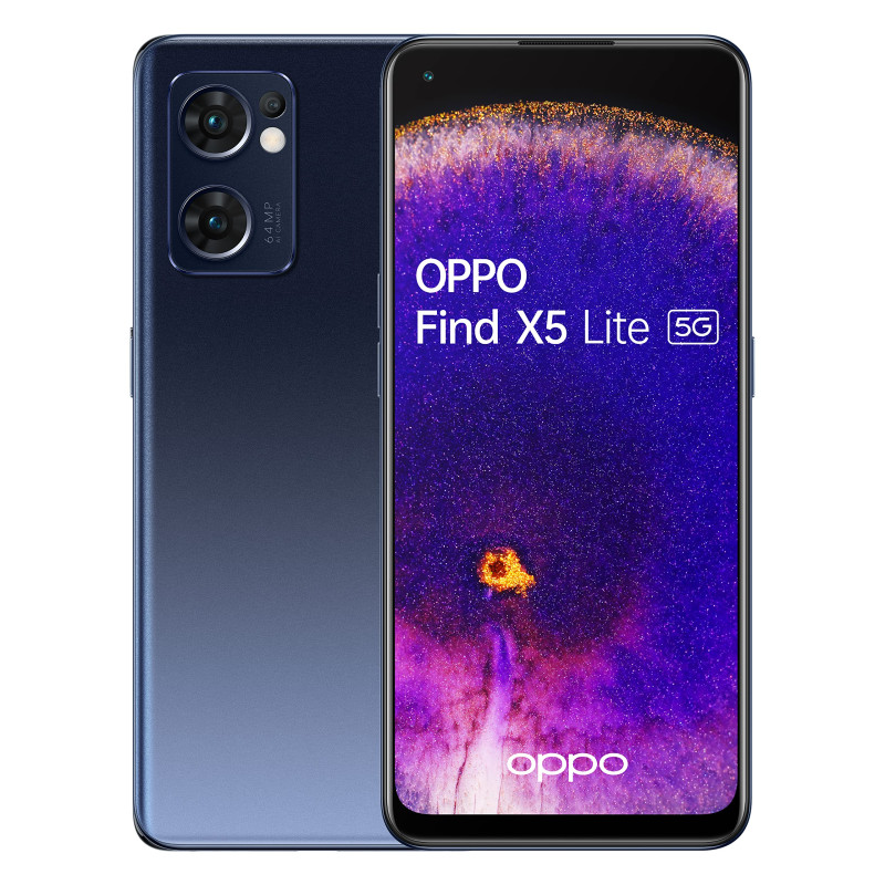 OPPO Find X5 Lite 8+256GB 6.43" 5G Black DS TIM