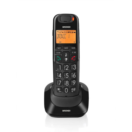 Telefono Cordless Brondi Bravo Bright Nero
