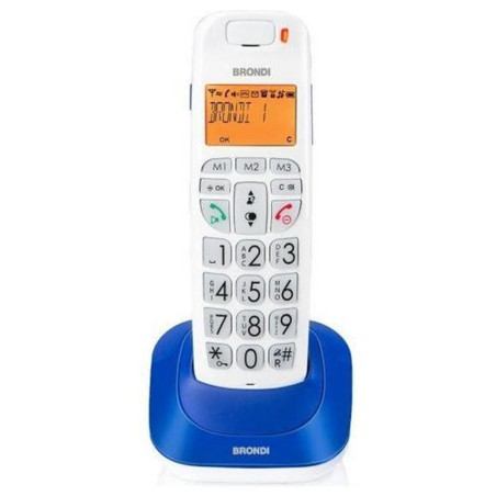 Telefono Cordless Brondi Bravo Bright Blu