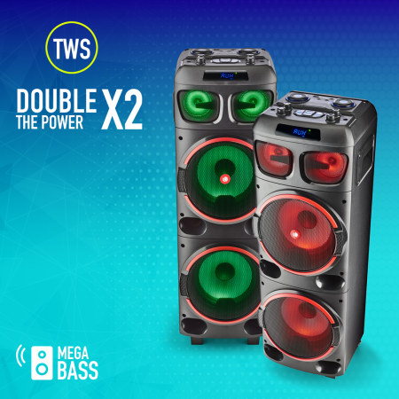 NGS Spekear Trolley WildDub1 DJ Party BT RGB TWS 300W Nera