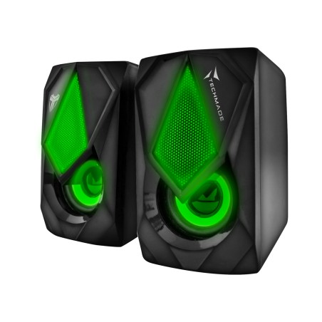 Techmade Multimedia SpeakerGaming LED USB+Jack 3.5mm 3 Colors