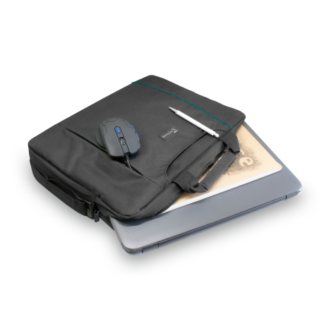 Techmade Borsa per Notebook Nylon fino a 15.6" Blu