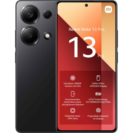 Xiaomi Redmi Note 13 Pro 8+256GB 6.67" 4G Black