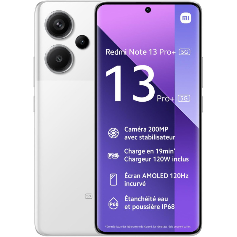 Xiaomi Redmi Note 13 Pro+ 8+256GB 6.67" 5G White WIND3