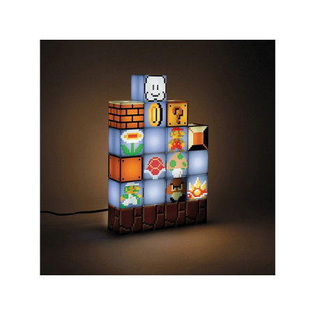 Paladone Lampada Super Mario Build A Level