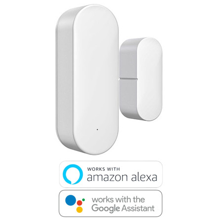 Superior Sensore Smart per Porte e Finestre Bianco Alexa Google SmartLife