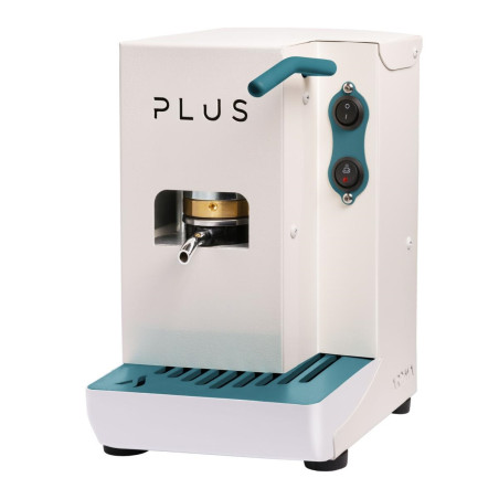 Aroma Plus Macchina da Caffè Cialde Cialde 44mm Bianco/Petrolio