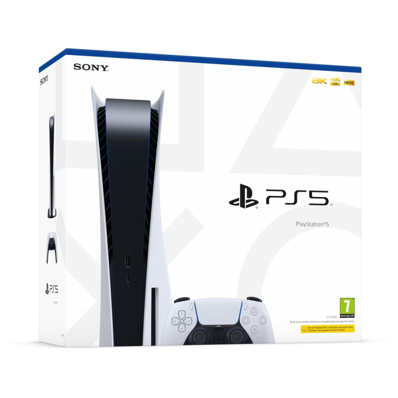 PS5 Console 825GB Standard Edition C Chassis White