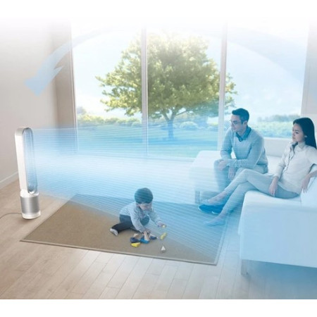 Dyson Ventilatore a Torre AM07 White/Silver