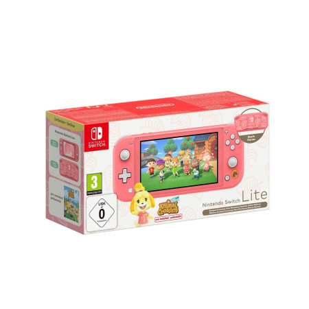 Switch lite Console Animal Crossing Corallo Special Edition