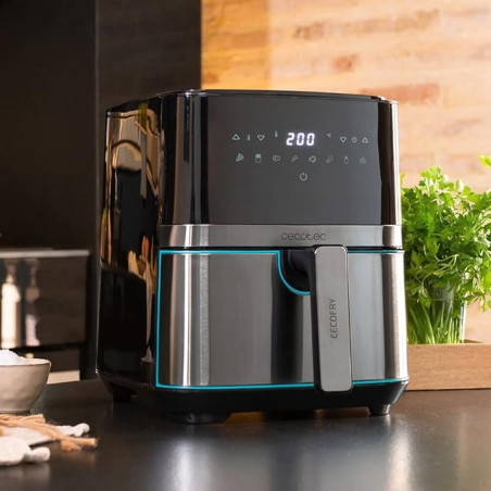 Cecotec Friggitrice ad AriaCecofry Inox 5500 5.5l con Acc. 1700W
