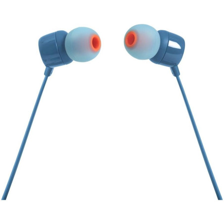 JBL Auricolari Wired Filo Tune 110 T110 Jack 3.5mm Blue