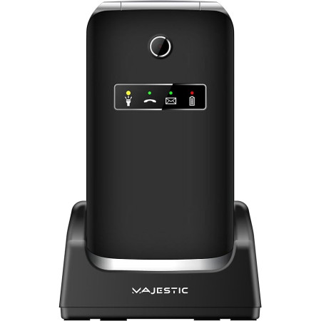 Majestic TLF Sileno 82 SeniorPhone 2.8" Flip Black