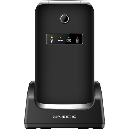 Majestic TLF Sileno 82 SeniorPhone 2.8" Flip Black