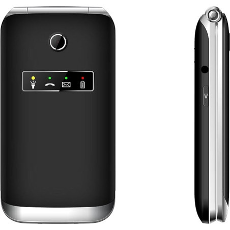 Majestic TLF Sileno 82 SeniorPhone 2.8" Flip Black