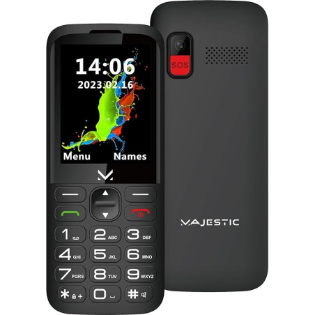 Majestic TLF Sileno 29 SeniorPhone 2.8" DS Black