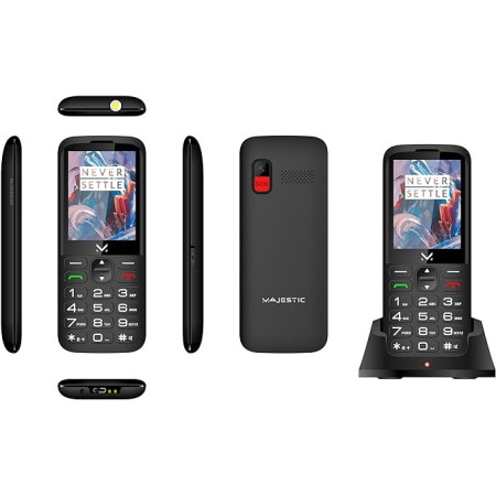 Majestic TLF Sileno 29 SeniorPhone 2.8" DS Black