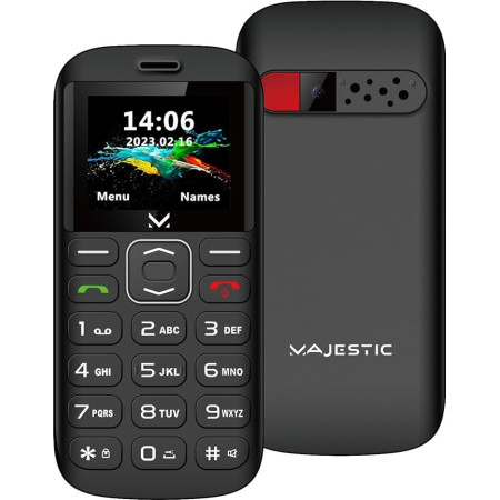 Majestic TLF Sileno 28 SeniorPhone 1.77" DS Black