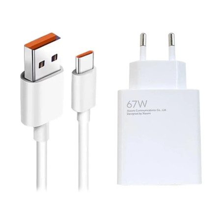 Xiaomi 67W Charging Combo USB-A + Cavo USB-A/USB-C