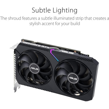 Asus Scheda Video NVidia Dual GeForce RTX3050 V2 OC 1852MHz 8GB GDDR6