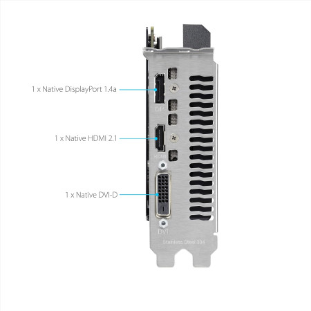 Asus Scheda Video NVidia Dual GeForce RTX3050 V2 OC 1852MHz 8GB GDDR6