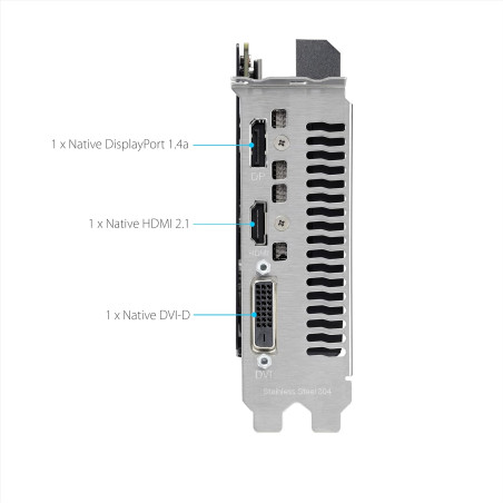 Asus Scheda Video NVidia Dual GeForce RTX3050 V2 OC 1852MHz 8GB GDDR6