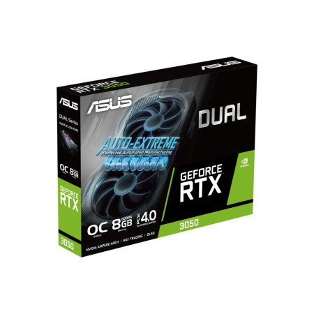 Asus Scheda Video NVidia Dual GeForce RTX3050 V2 OC 1852MHz 8GB GDDR6
