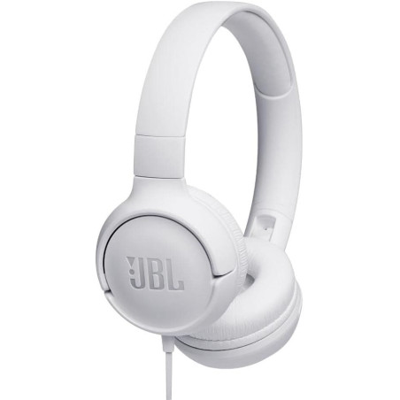 JBL Cuffie Wired Filo Tune 500 T500 +Mic White