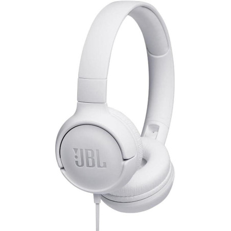 JBL Cuffie Wired Filo Tune 500 T500 +Mic White