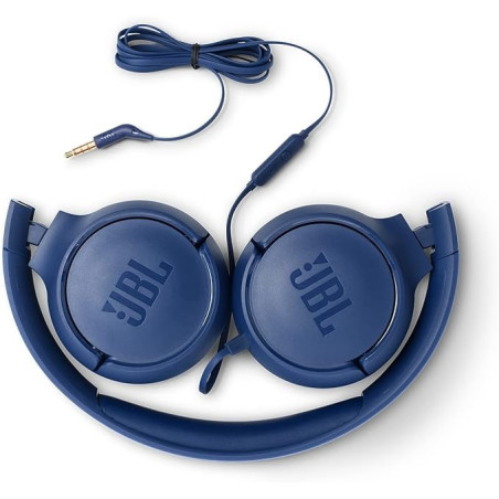 JBL Cuffie Wired Filo Tune 500 T500 +Mic Blue