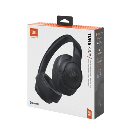 JBL Cuffie Bluetooth Tune 720BT T720BT +Mic Black