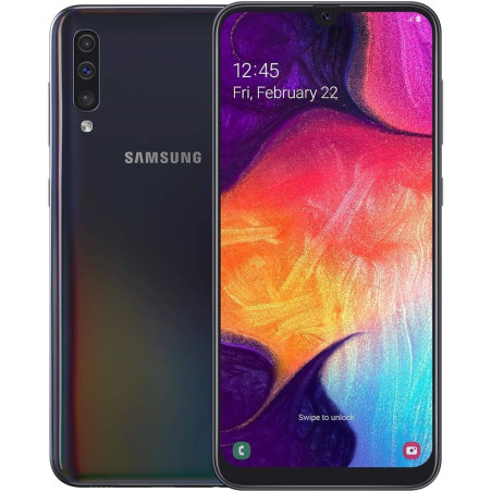 Samsung SM-A505 Galaxy A50 4+128GB 6.4" 4G Black Vodafone