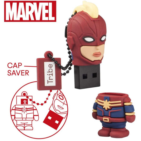 Tribe Pendrive Marvel Captain Marvel USB-A 2.0 32GB FD016707