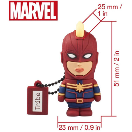 Tribe Pendrive Marvel Captain Marvel USB-A 2.0 32GB FD016707