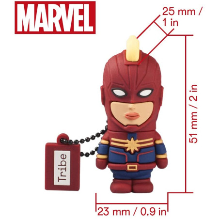 Tribe Pendrive Marvel Captain Marvel USB-A 2.0 32GB FD016707